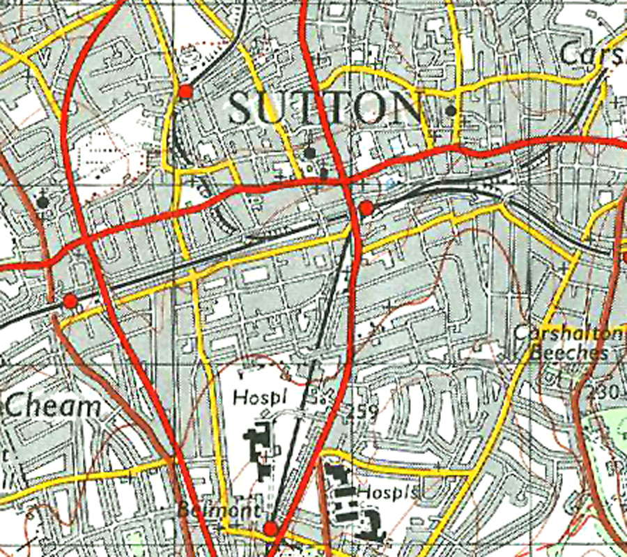 Sutton map 1968